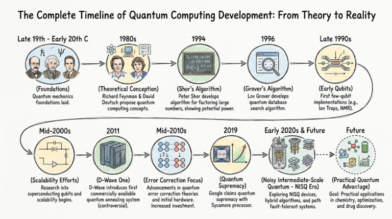 The Complete Timeline of Quantum Computing Development: From Theory to ...